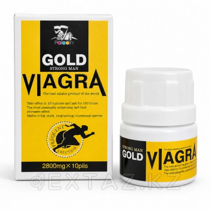 Viagra Gold strong Man возб арналған қоздырғыш, 10 кесте. от sex shop Extaz