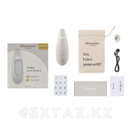 Womanizer Premium 2 байланыссыз клиторальды стимулятор сұр от sex shop Extaz фото 8
