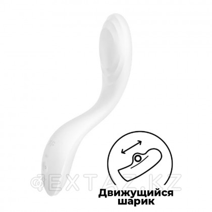 G нүктесін ынталандыратын вибратор Satisfyer Rrrolling Pleasure ақ от sex shop Extaz фото 2