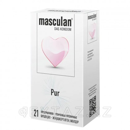 Masculan pur презервативі (тазартылған мөлдір) 21 дана. от sex shop Extaz