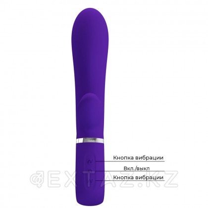 Томас супер жұмсақ қоян вибраторы (20 см) көк от sex shop Extaz фото 4