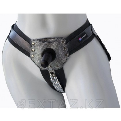 Саптамасы бар Glamour silver белбеуі от sex shop Extaz
