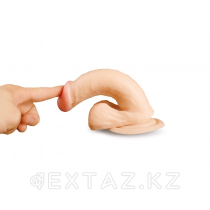 Реалистичный фаллоимитатор с присоской, 19х4 см от sex shop Extaz фото 2