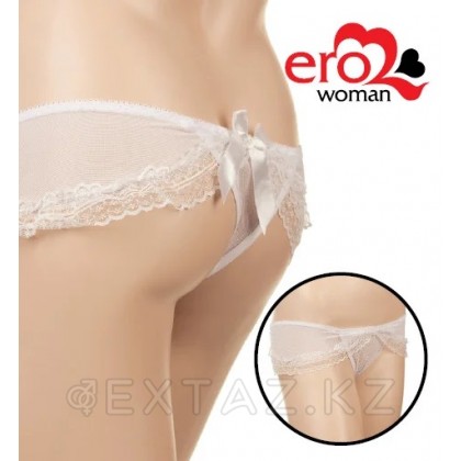 ТРУСЫ ЖЕНСКИЕ цвет белый, разм. XS/M  от sex shop Extaz