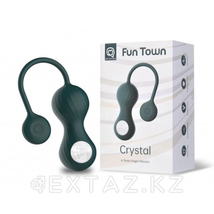 Magic Motion Crystal duo кегель жаттықтырушысы қою жасыл от sex shop Extaz фото 4