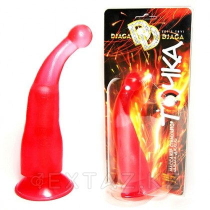 Массажер - стимулятор простаты и Точки G с присоской розовый от sex shop Extaz