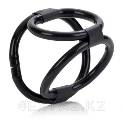 Эрекционное кольцо Tri Ring Cock Cage от sex shop Extaz фото 8