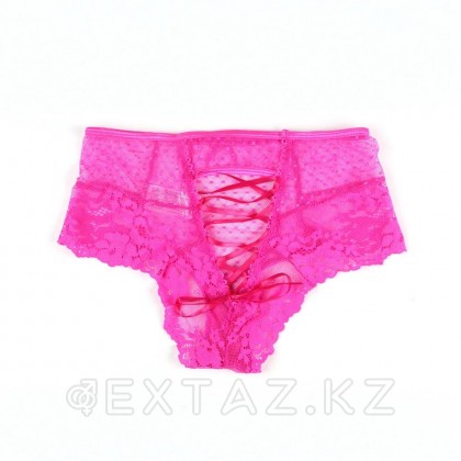 Lace Strappy қызғылт түсті трусики (XL өлшемі) от sex shop Extaz фото 5