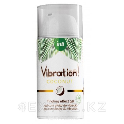 Intt Vibration Coconut - вегетариандық сұйық интимді діріл әсері бар гель Кокос, 15 мл от sex shop Extaz