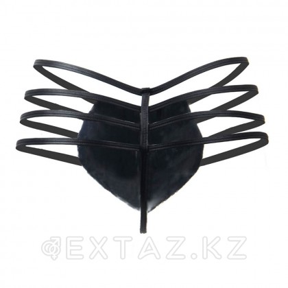 Кожаные мужские стринги Ohyeah Zipper Black, на молнии со стрепами, XL - extaz.kz фото 8 Ohyeah Zipper Black былғары ерлер жіптері, сыдырма сыдырма, XL от sex shop Extaz фото 8