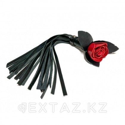 Кірпік былғары құйрықтары бар қызыл раушан от sex shop Extaz фото 3