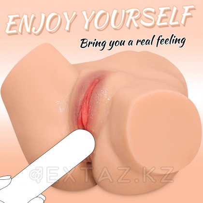 Шынайы Қос мастурбатор Aiva (қынап+анус) от sex shop Extaz фото 5
