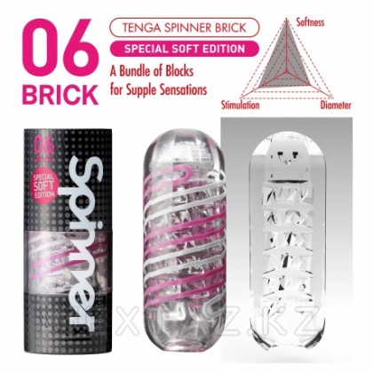 TENGA SPINNER Мастурбатор BRICK SPECIAL SOFT от sex shop Extaz фото 2