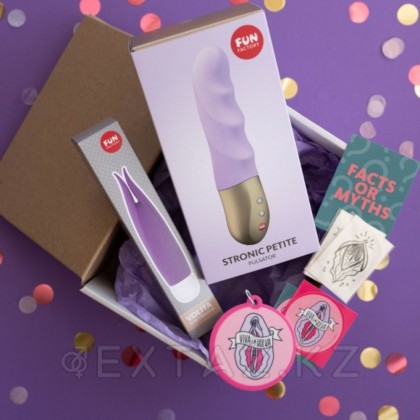 Жинақ: Пульсатор + вибратор Fun factory CLIT Kit PETITE күлгін от sex shop Extaz фото 4