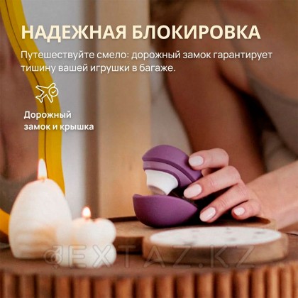 Байланыссыз клиторлық стимулятор Womanizer Liberty 2 күлгін от sex shop Extaz фото 13