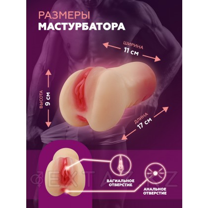 Компам Қос мастурбатор шынайы көрініс 1 (жалаңаш) от sex shop Extaz фото 5
