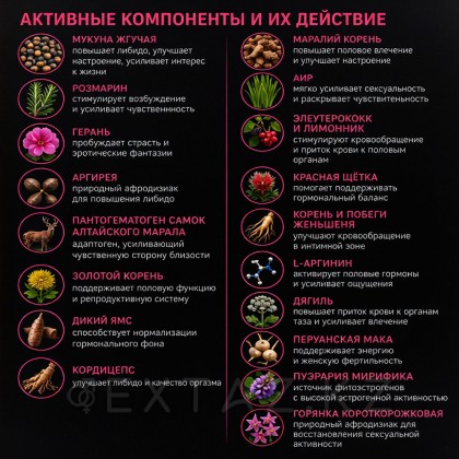 Әйелдерге арналған Erotist LOVE POTION қызықты тамшылары (20 мл) от sex shop Extaz фото 5