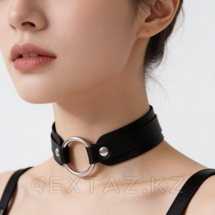 Бір қабатты жағасы дөңгелектелген, қара от sex shop Extaz фото 3