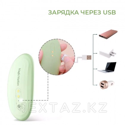 Magic motion ұсынған magic NYX ақылды вибраторы жасыл от sex shop Extaz фото 6
