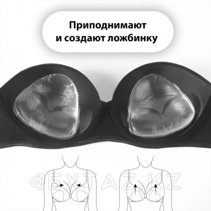 Көкірекше төсеніштері, бу, 10 × 10 см, түсі мөлдір от sex shop Extaz фото 3