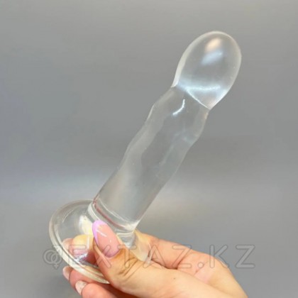 Gallant dildo ұсынылды, тірі мөлдір (14×3,5 см) от sex shop Extaz фото 5