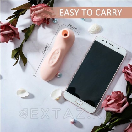 Ауамен ынталандырылған клитор және емізік массажері от sex shop Extaz фото 3