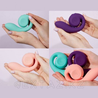Қос нүкте стимуляторы G SVibe Snail gizi шабдалы қызғылт от sex shop Extaz фото 6