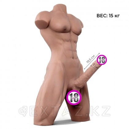 Жыныс мүшесі бар сексуалды еркек денесі (15 кг) от sex shop Extaz фото 2