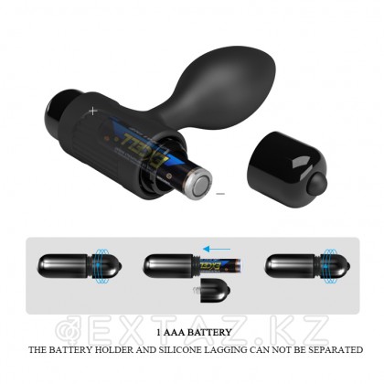 Анальная вибропробка Vibra butt plug от sex shop Extaz фото 7