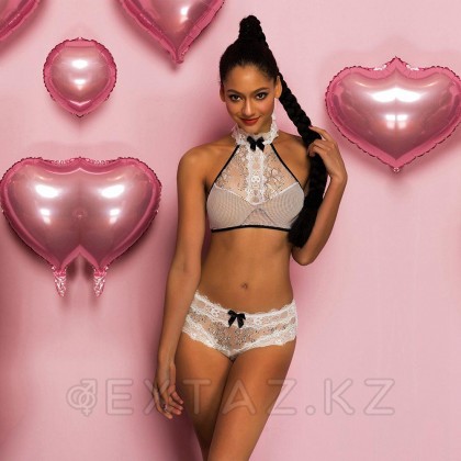 Sexy bra ересек іш киім жиынтығы (ақ) от sex shop Extaz фото 2