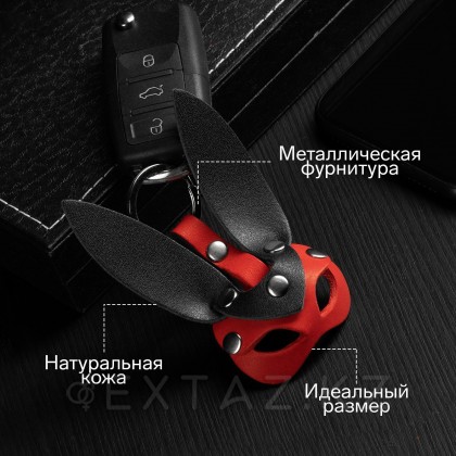 Салпыншақ-дене маскасы - қоян (шынайы былғары) от sex shop Extaz фото 7