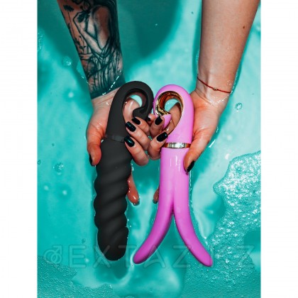 Gvibe Gjack 2-анатомиялық бұралған вибратор, 22х3. 7 см от sex shop Extaz фото 3