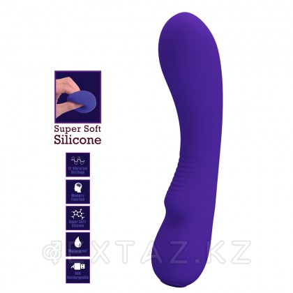 Matt Super Soft вибраторы (19 см) көк от sex shop Extaz фото 2