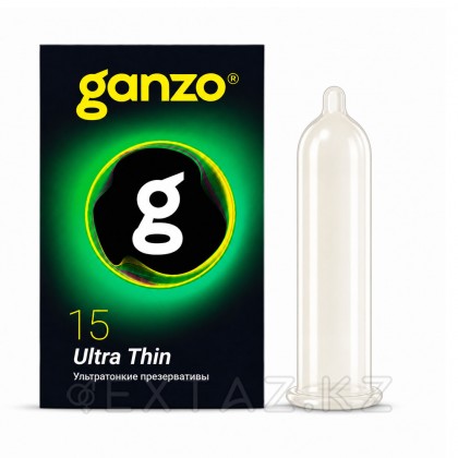 Ganzo Ultra Thin презервативтері, ультра жұқа, 15 дана от sex shop Extaz