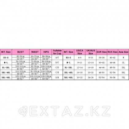 Қызғылт түсті кружевные трусики (өлшемі XL-2XL) от sex shop Extaz фото 2