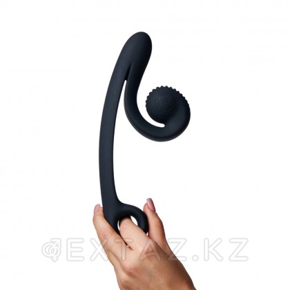Svibe Snail curve Қос ынталандыру вибраторы қара от sex shop Extaz фото 3