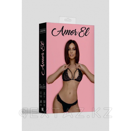Эротикалық іш киім жиынтығы Granada Қара L / XL от sex shop Extaz фото 4