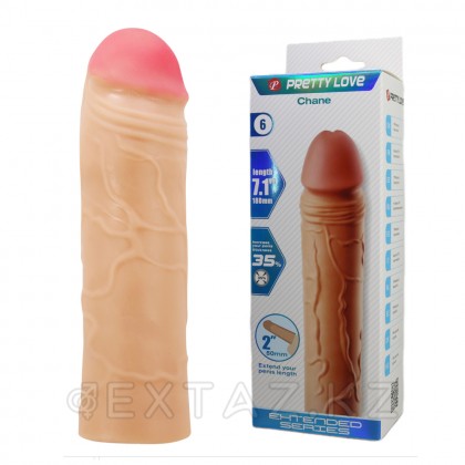 Шынайы саптама пенис Chane (18 см) жалаңаш от sex shop Extaz фото 2