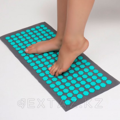 Ипликатор төсеніші (28 × 64 см) қою сұр және көгілдір от sex shop Extaz фото 3