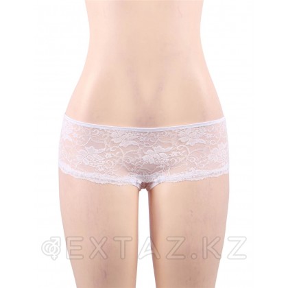 Қол жетімді трусики ақ түсті (өлшемі XL-2XL) от sex shop Extaz фото 5