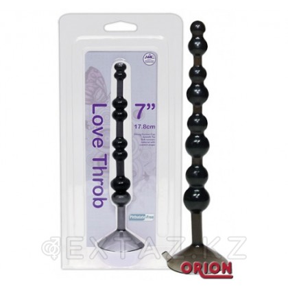 Анальный стимулятор Love Throb 7 черный от sex shop Extaz