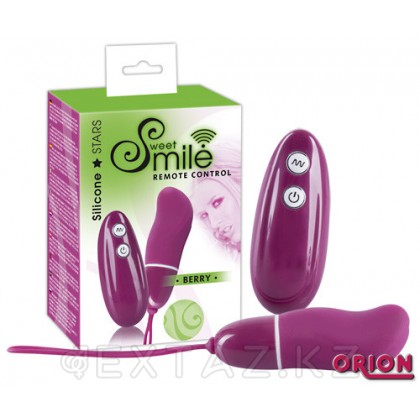 Smile Виброяйцо Berry малиновый       от sex shop Extaz