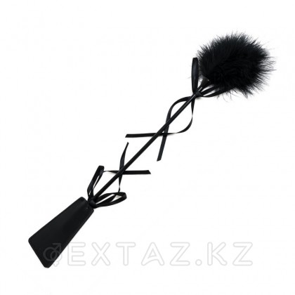  Стек с пуховкой  черный от sex shop Extaz