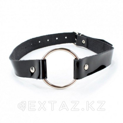 Қара былғары сақина гаг лак от sex shop Extaz