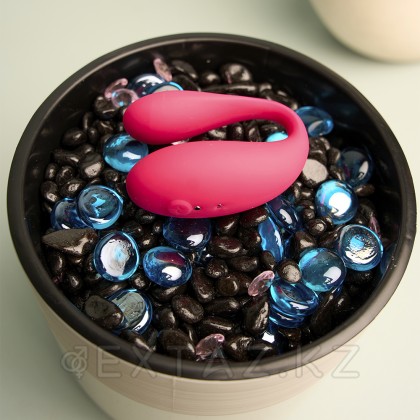 Amovibe қолданбасы арқылы басқарылатын Twin Pink жұп вибраторы от sex shop Extaz фото 6