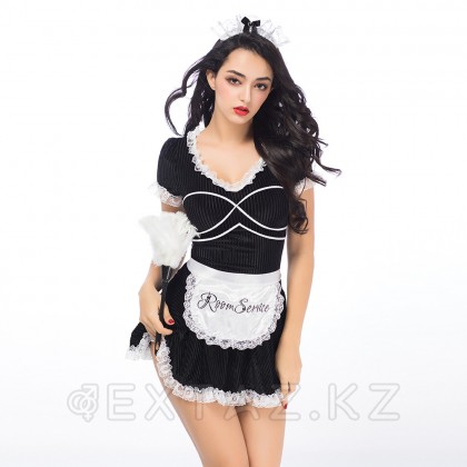 Костюм горничной (платье, ободок, щётка) от sex shop Extaz