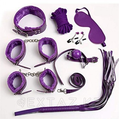 БДСМ набор 9 предметов, фиолетовый от sex shop Extaz