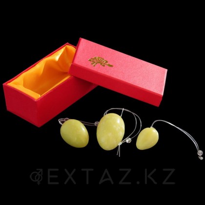 Тренажёр Кегеля, 3шт, нефрит от sex shop Extaz фото 2