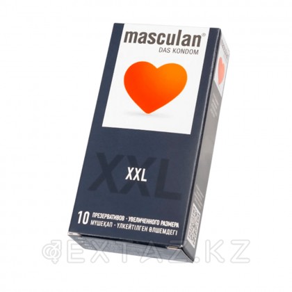 Masculan XXL презервативтері, үлкейтілген өлшемі, № 10 от sex shop Extaz фото 2