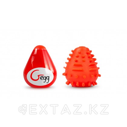 Gvibe Gegg Red-мастурбатор жұмыртқа, 6. 5х5 см (қызыл) от sex shop Extaz